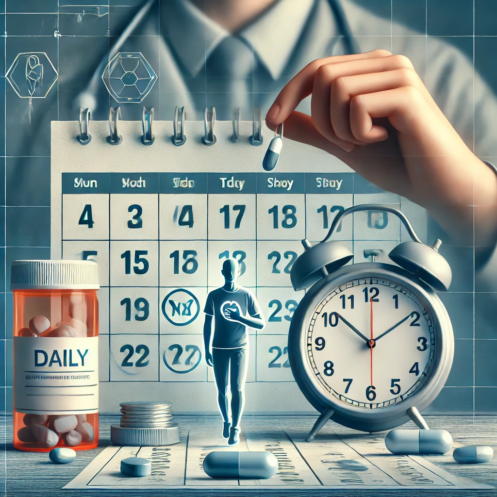 DALL·E 2025-03-16 07.48.13 - A conceptual illustration representing medication adherence and persistence